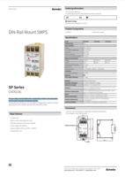 SP SERIES: DIN-RAIL MOUNT SMPS